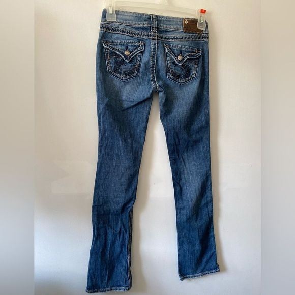 Silver jeans McKenzie with bling pockets - Picture 6 of 8